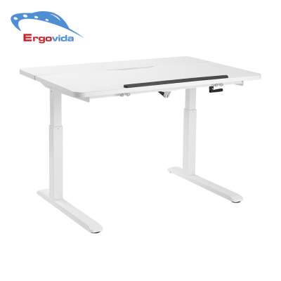 Tiltable Tabletop Study Sit Stand Desk Computer Workstation