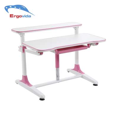 Home Furniture Kids Writing Study Table Height Adjustable Desk For Children