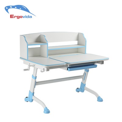 Ergonomic Study DeskTiltable Desktop with Large Castor Wheels